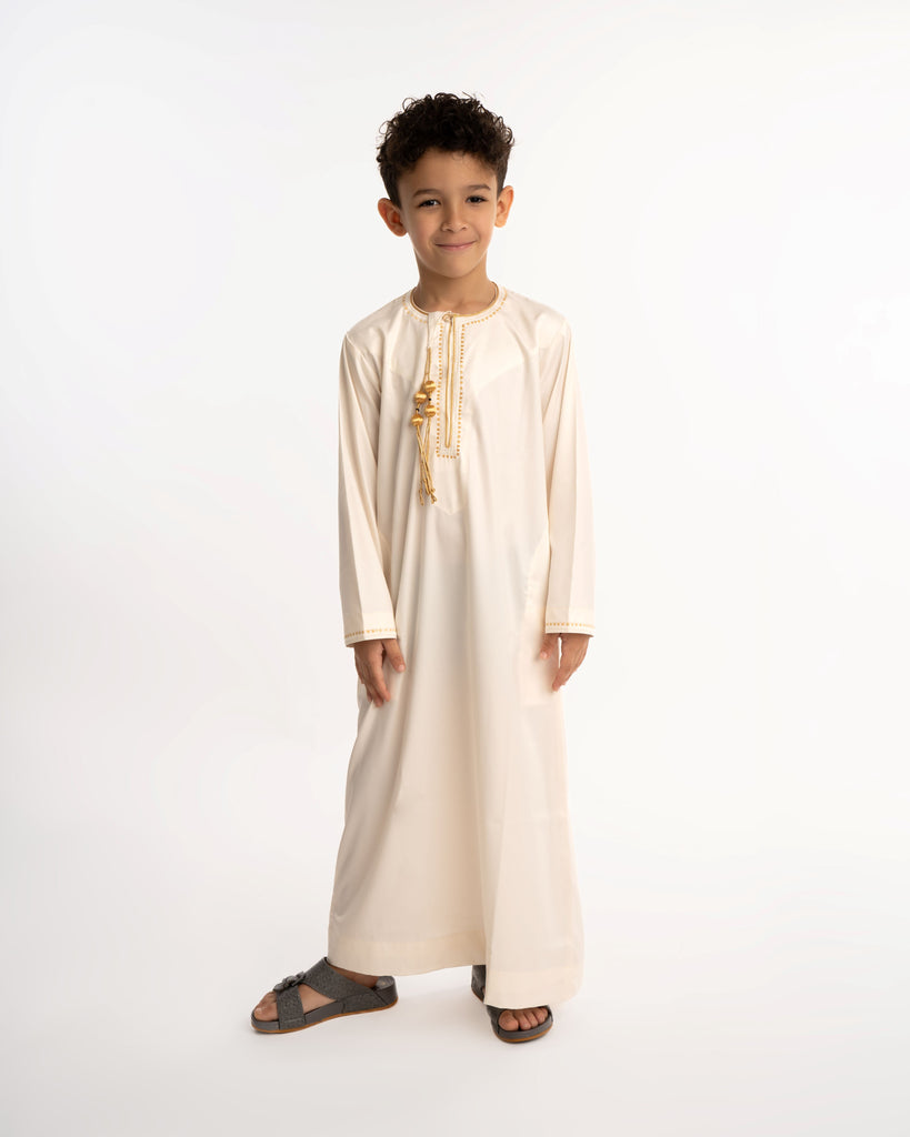 Omani Gold Kandora - Kids – YALLAWORLD