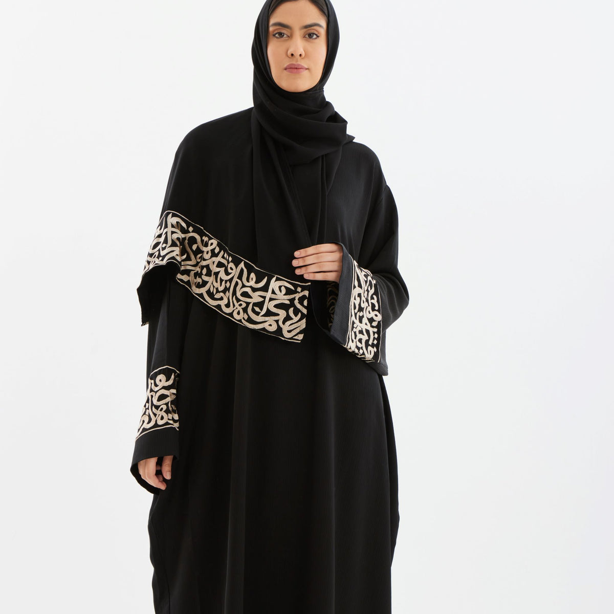 Black Layali Prayer Abaya-Women